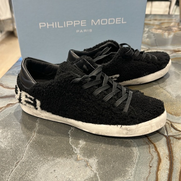 PHILLIPE MODEL SHERPA SNEAKERS - Picture 1 of 6